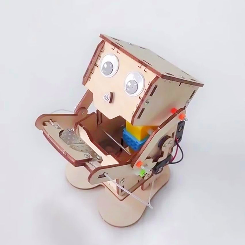 DIY Coin Eating Robot Wooden M – Science Project Robot Bewertung und Preis